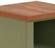 Legends Home Vineyard Fruitwood/Sage Green Bookcase-3