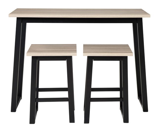 Signature Design by Ashley® Waylowe 3-Piece Two-tone Counter Height Dining Table Set-0