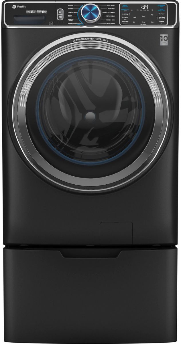GE® 28" W x 16" H Carbon Graphite Laundry Pedestal-3