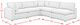 Elements International Cloud 9 5-Piece Garrison Cotton Stationary Sectional Sofa Set-4