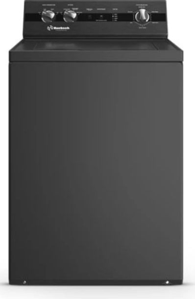 Huebsch® 3.2 Cu. Ft. Matte Black Agitator Top Load Washer with No Lid Lock-0