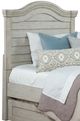 American WoodCrafters Stonebrook Light Distressed Antique Gray Full Panel Storage Bed-1