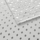Olliix by Intelligent Design Grey/Silver Queen Metallic Dot Printed Sheet Set-2
