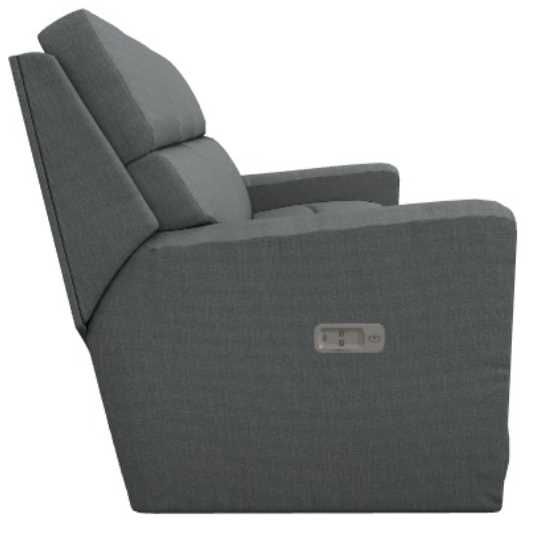 La-Z-Boy® Apollo Graphite Power Reclining Sofa with Headrest and Lumbar-3