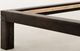 International Furniture Direct Rarámuri Stained Dark King Platform Bed Footboard with Rails-4