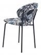 Zuo® Clyde Leaf Print/Black Dining Chair-4