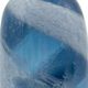 A & B Home Blue/White Glass Swirling Vase with Bubbles-1