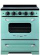 Unique® Appliances Classic Retro 30" Ocean Mist Turquoise Slide In Induction Range-1