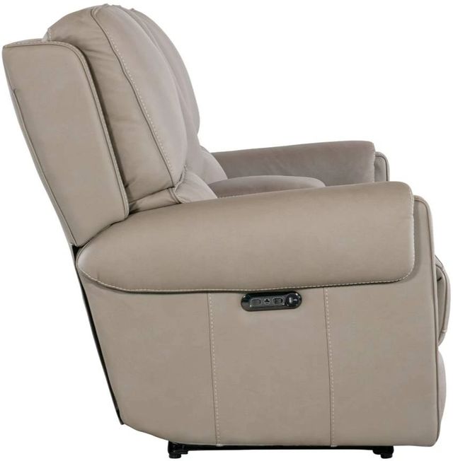 Hooker® Furniture SS Somers Dark Taupe Power Reclining Loveseat with Power Headrest and Console-2