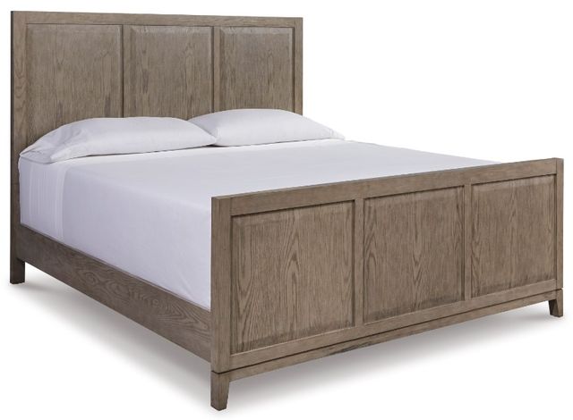 Signature Design by Ashley® Chrestner 6-Piece Gray Queen Panel Bed Set-1