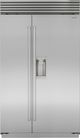 Sub-Zero® Classic Series 28.4 Cu. Ft. Stainless Steel Built In Side-by-Side Refrigerator-0