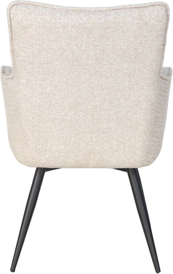 Dovetail Furniture Adelise Beige Swivel Chair-4