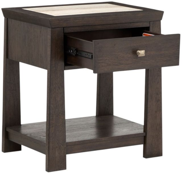 Magnussen Home® Tauren Coffee Bean Brown Open Nightstand-2
