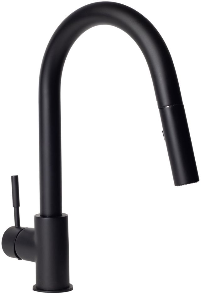 ZLINE Autograph Edition Matte Black Gemini Pull Down Single Handle Kitchen Faucet-1