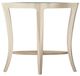 Michael Amini® Malibu Crest Glass Top End Table with Chardonnay Base-3