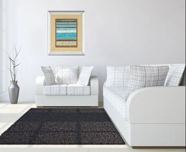 Classy Art Strata I by Tava Studios Mirror Framed Wall Art-2