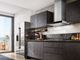 Elica Techne Series Maggiore 36" Stainless Steel Island Range Hood with Black Glass Trim-5