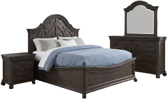 Magnussen Home® Bellamy 4-Piece Peppercorn Queen Bedroom Set-0