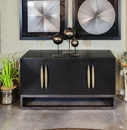 YHD Tribal Ebony Sideboard-1