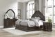 Homelegance® Beddington Dark Cherry Nightstand-1