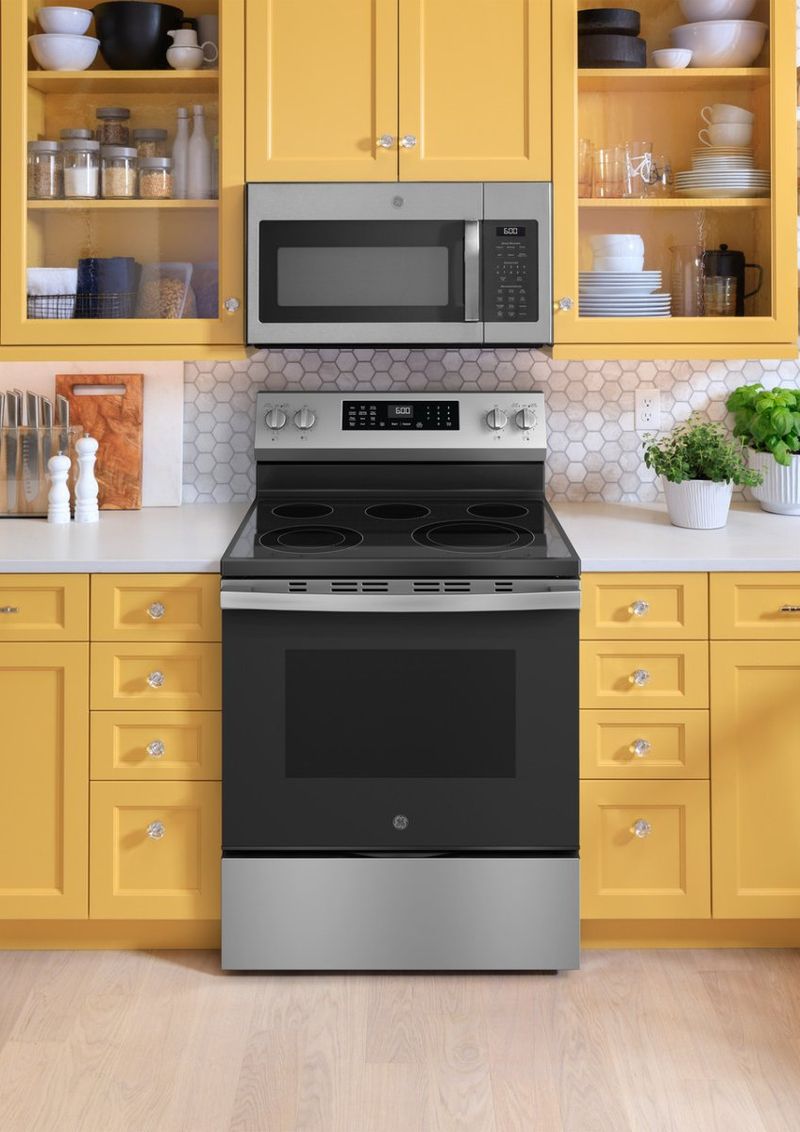 Frigidaire refrigerator in a modern kitchen.
