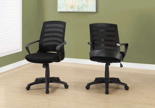 Monarch Specialties Inc. Black Mesh Office Chair-0