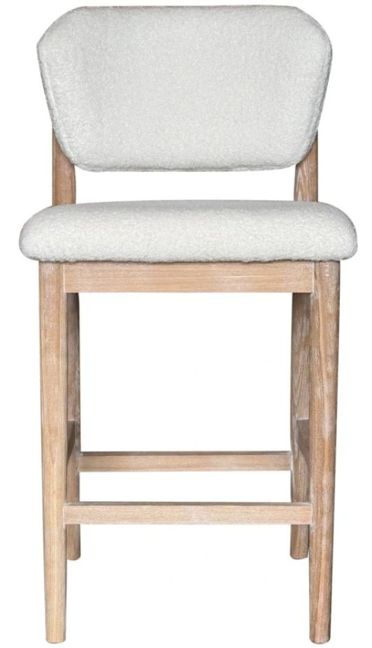 Nest Home Collections Hayder Himalaya Ivory/Natural Counter Stool-2