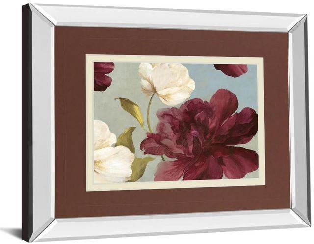 Classy Art Deep Peonies Il by Asia Jensen Mirror Framed Wall Art-1