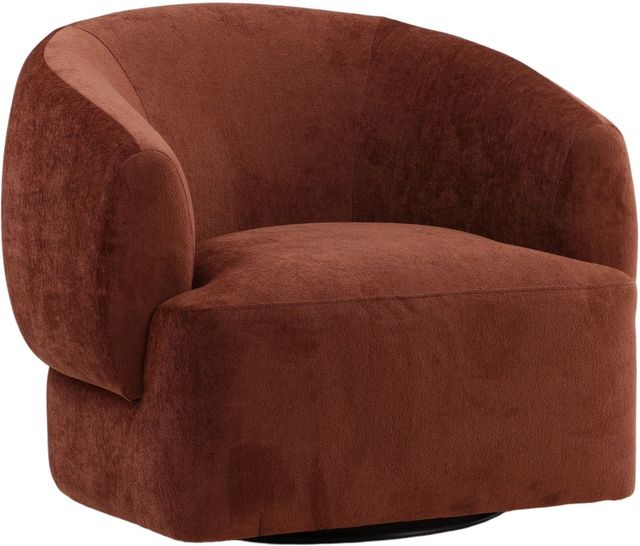 Dovetail Furniture Billie Rust Swivel Chair-0