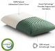 Malouf® Z™ Zoned ActiveDough™ + CBD Oil Queen Bed Pillow-1
