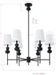 Forty West Raines Black Chandelier-1