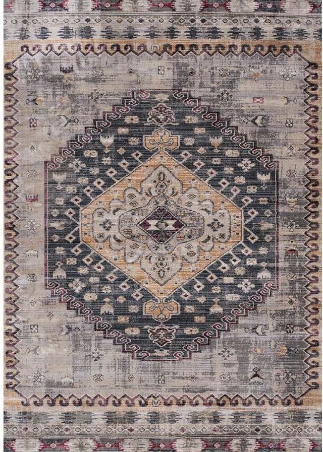 Kalora Interiors Sidra Grey Blue Beige 2'0" x 3'7" Rug-0