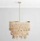 Classic Home Brittany Natural Beaded Chandelier -5