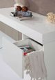 VIG Furniture Volare White Floating Glass Vanity with Mirror-3