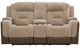 Signature Design by Ashley® Mixed Motion Brownstone Power Reclining Loveseat-2
