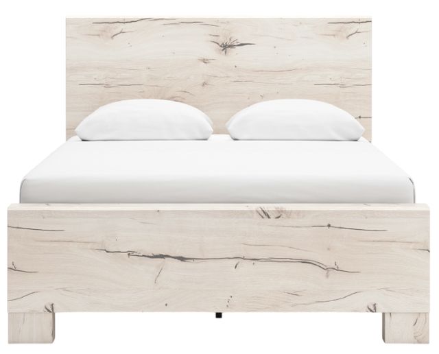 Benchcraft® Lawroy Light Natural Queen Panel Bed-2