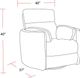 Parker House® Radius 2-Piece Mega Gray Power Swivel Glider Recliner Set-2