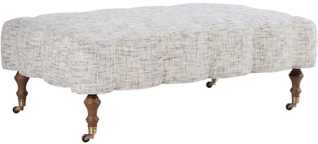 Temple Furniture Catherine Divine Aquamarine/Earth Ottoman-0