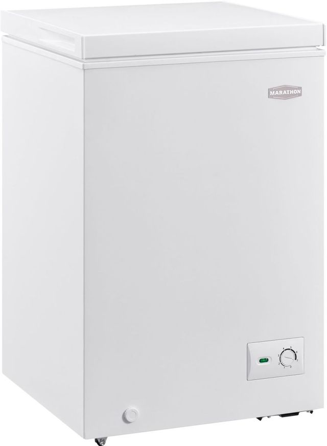 Marathon® 22" 3.5 Cu. Ft. White Chest Freezer-0