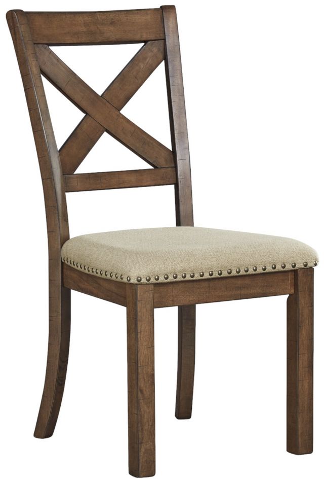 Signature Design by Ashley® Moriville 6-Piece Grayish Brown Dining Set-1