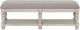 Powell® Carrington Antique White/Gray Bench-3