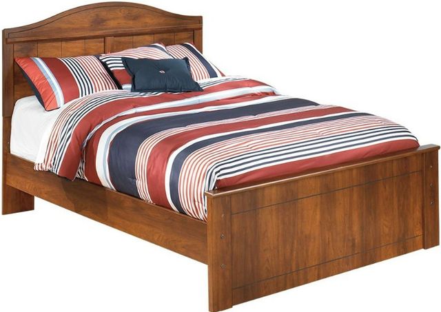 Signature Design by Ashley® Barchan 6-Piece Medium Brown Full Panel Bed Set-1