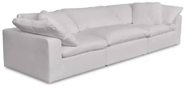 Moe's Home Collection Clay 3-Piece Cream White Modular Sectional Sofa-0