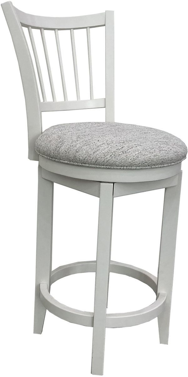 Parker House® Americana Modern Cotton Swivel Bar Stool