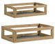 A & B Home 2-Piece Dark Gray/Weathered Brown Planter Set-0