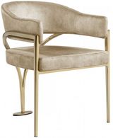 Beige-Brushed Brass