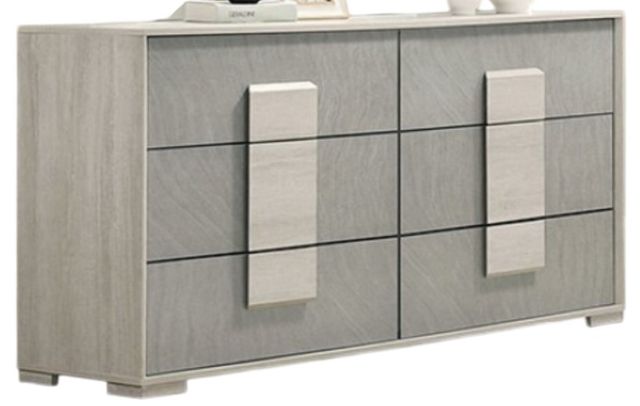 Furniture of America® Lincolt Stone Gray/White Wash Dresser-0