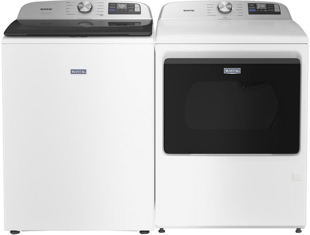 Maytag® White Top Load Washer & Gas Dryer Laundry Pair-0