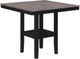 Crown Mark Lester 5-Piece Black/Light Gray Counter Dining Set-4