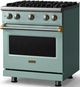 Viking® 5 Series 30" Splash Pro Style Gas (LP) Range with Brushed Brass Trim-2